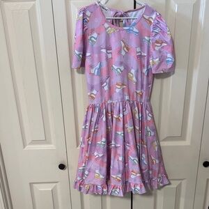 Girlhood by Little Stocking Co roller skate dress size 10